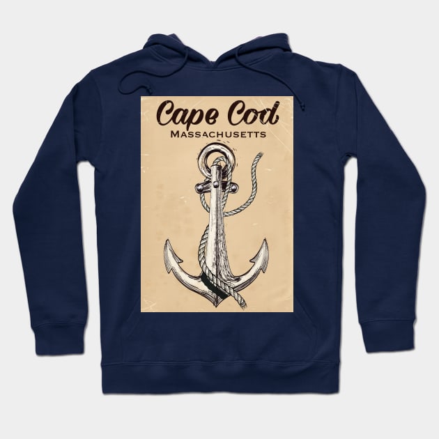 Cape Cod Massachusetts Hoodie by nickemporium1